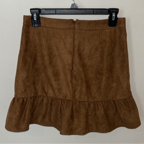 NWOT J.Crew Factory Faux-Suede Mini Skirt - Picture 8 of 9